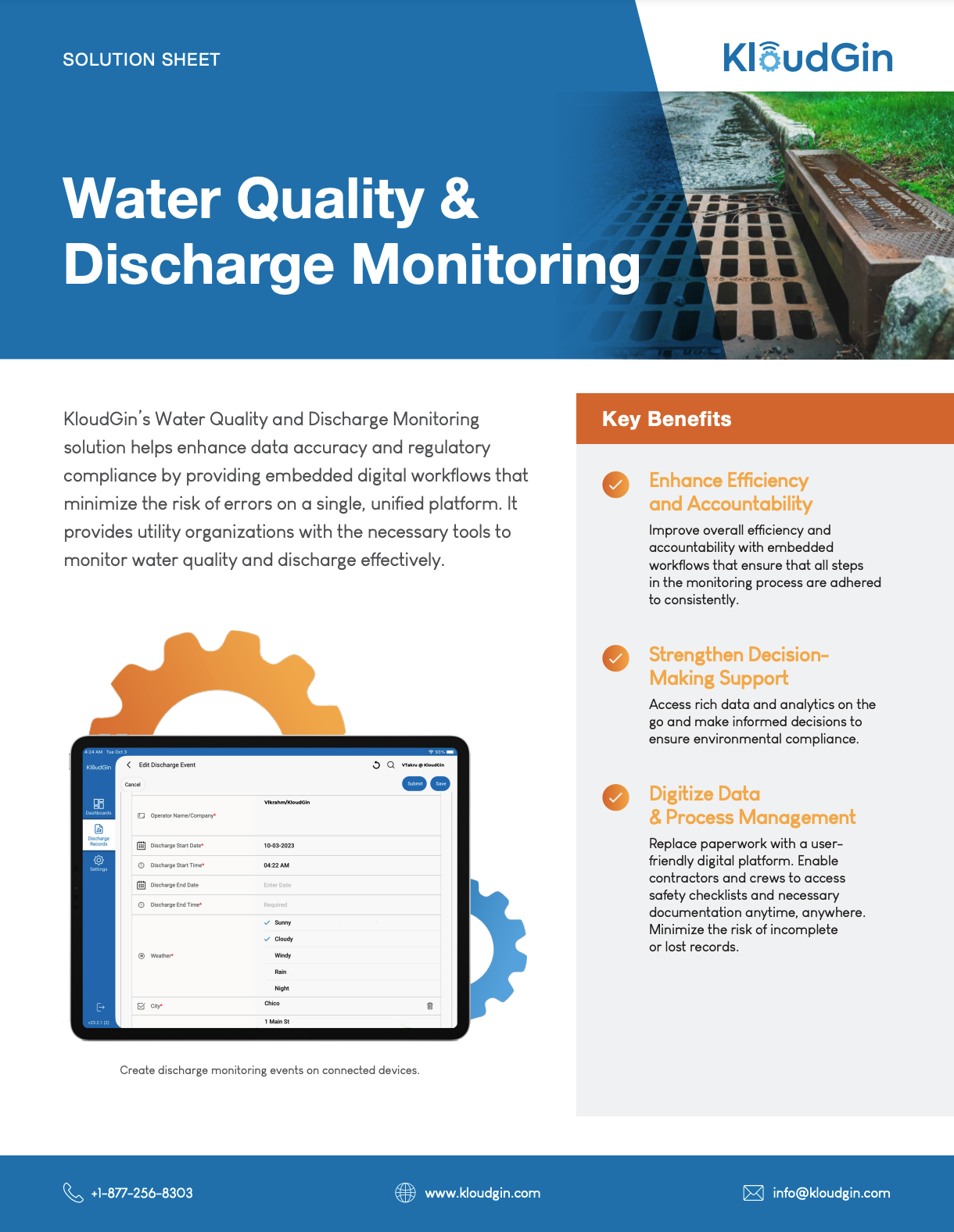 water quality discharge monitoring