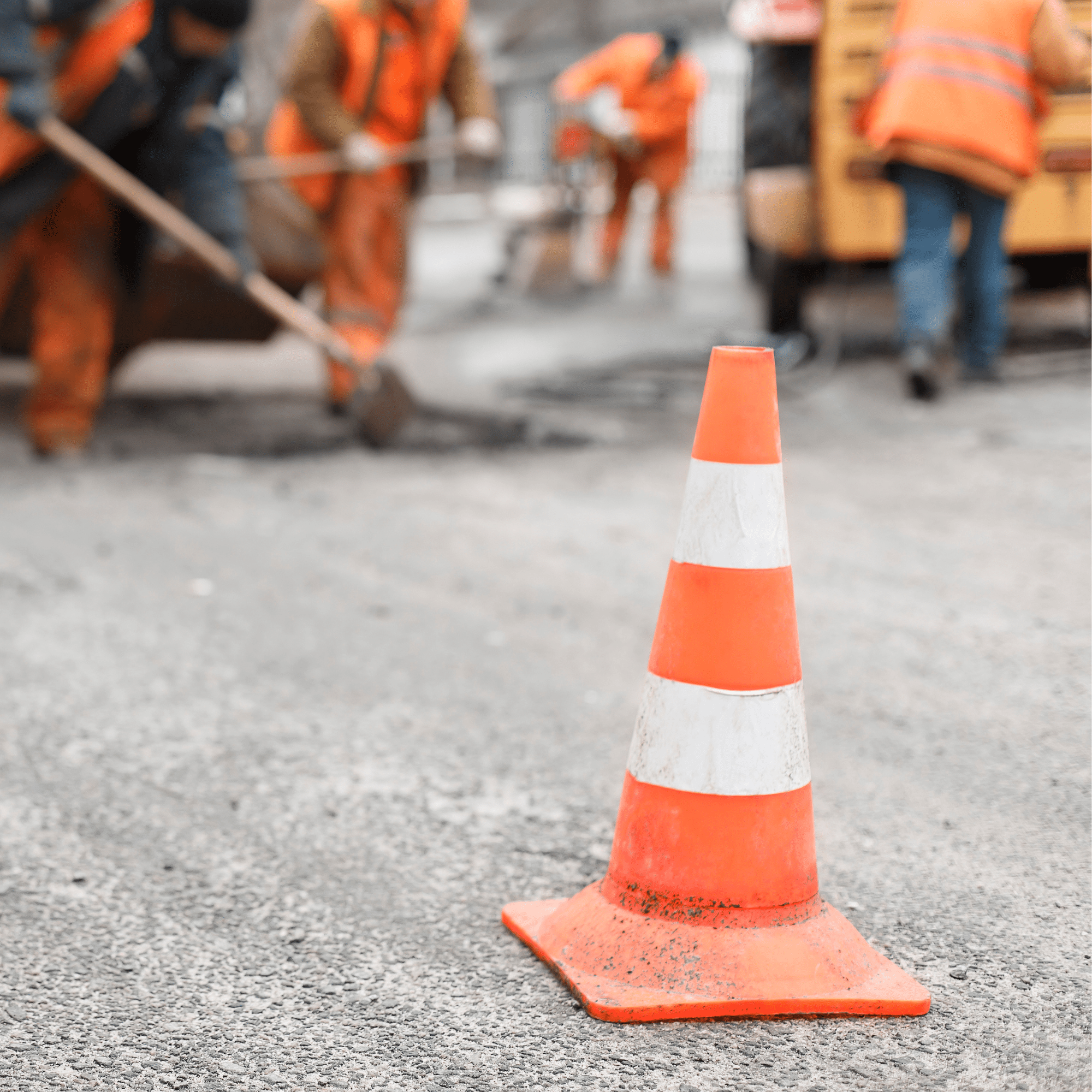 Municipal public works crew